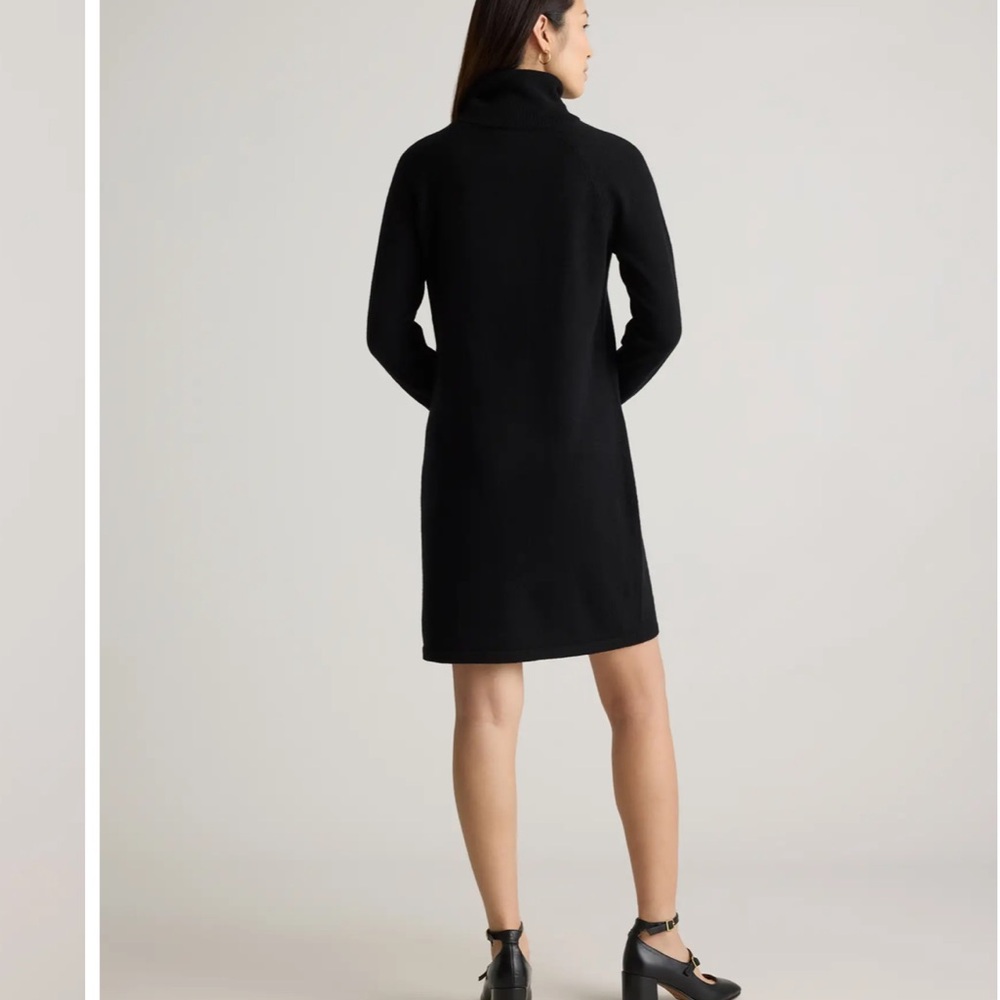 Quince Mongolian Cashmere Turtleneck
Sweater Dress in black size M NEW with tags - Picture 6 of 13